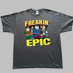 2010 Family Guy ‘Freakin Epic’ DC Superhero Crossover T-Shirt